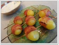 Fromage blanc Ciboulette et Pommes de Terre  la Poitrine Fume