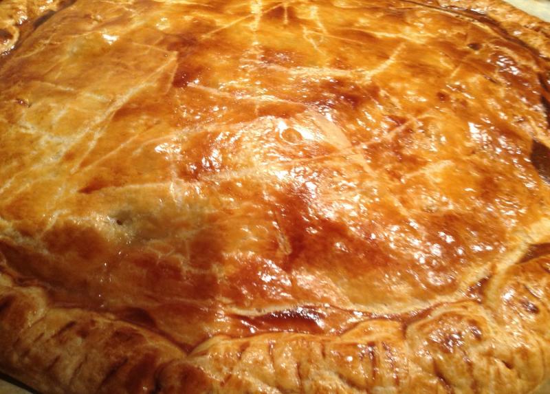 Galette des rois aux amandes et poires