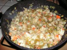 Gambas et Noix de Ptoncles au Vin Blanc