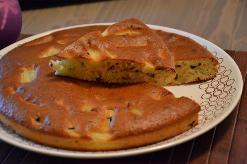 Gteau au Yaourt Poires-Chocolat