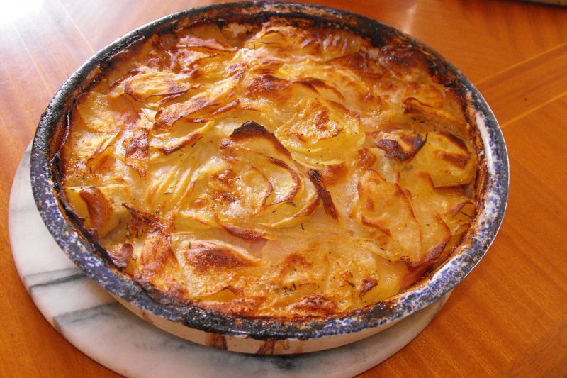 Gateau aux pommes crmeux