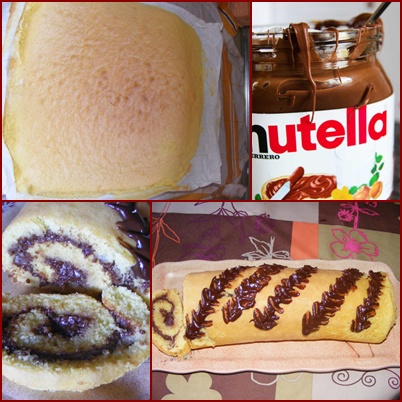 Gteau Roul au Nutella