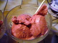 Glace Fraises et Framboises au Lait de Coco