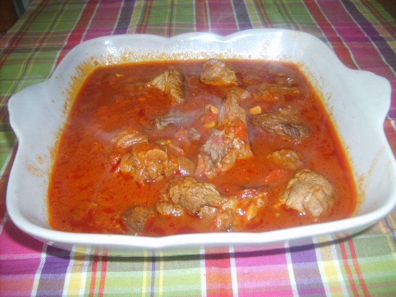 Goulash  ma Faon (Plat au Boeuf en Sauce)