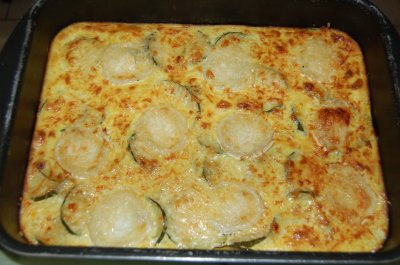 Gratin Courgettes et Chvre