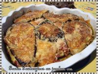 Gratin d\'Aubergines au Jambon Cru