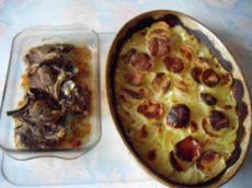 Gratin Dauphinois et Ctes d\'Agneau