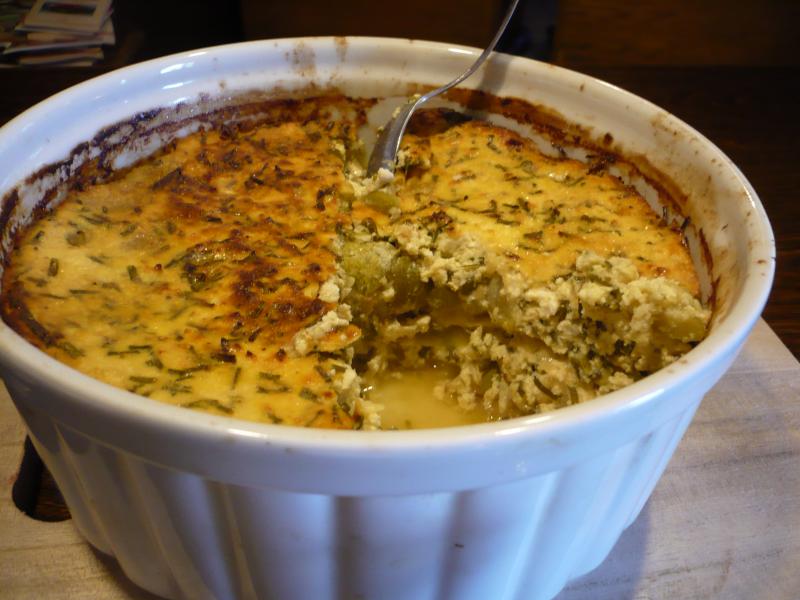 Gratin de Courgettes  la Brousse