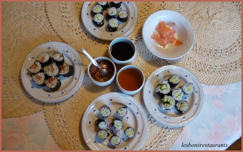 Makis  l\'Avocat et Concombre