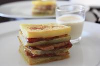 Millefeuille de Foie Gras et Magret de Canard Fum