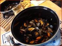 Moules de Bouchot  la Crme et au Safran