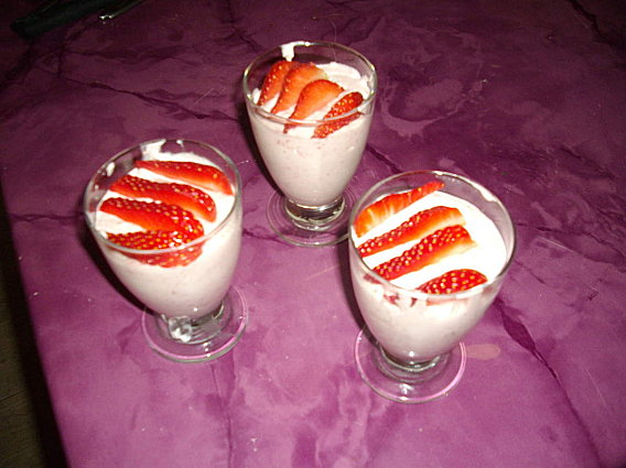 Mousse  la Fraise et Mascarpone