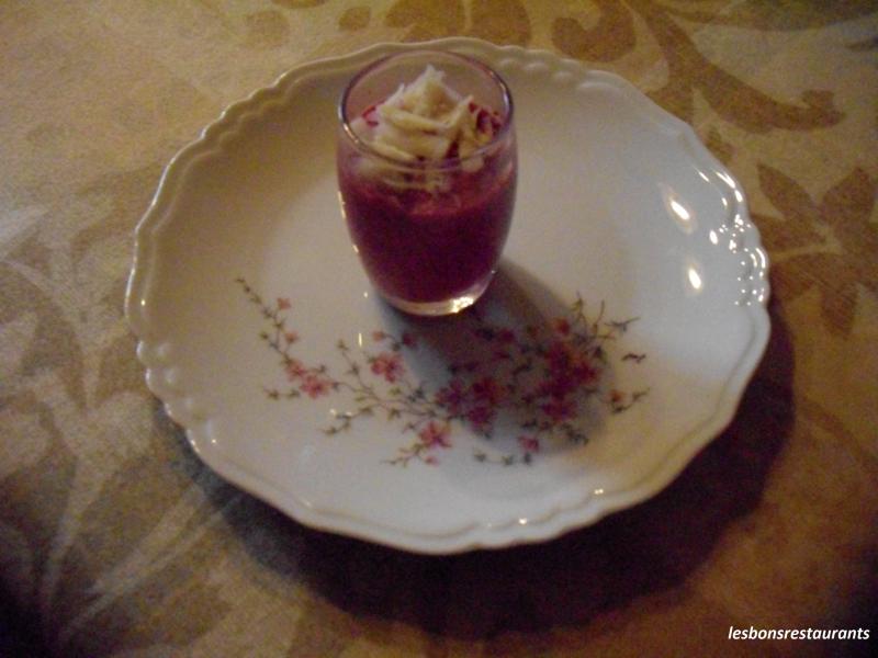 Mousse de Betterave au Fromage persill