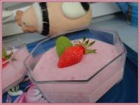 Mousse Lgre aux Fraises et Fromage Blanc