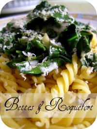 Pasta Bettes et Crme de Roquefort