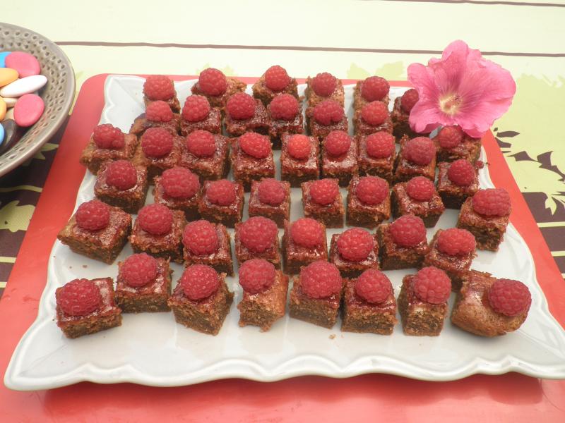 Petites Bouches Choco-Framboises.