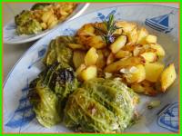 Petits Choux Verts Farcis  la Viande