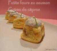 Petits Fours au Saumon Crme de Cpres