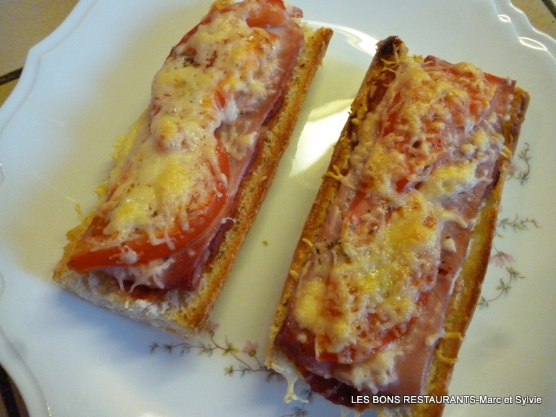 Pizza baguette