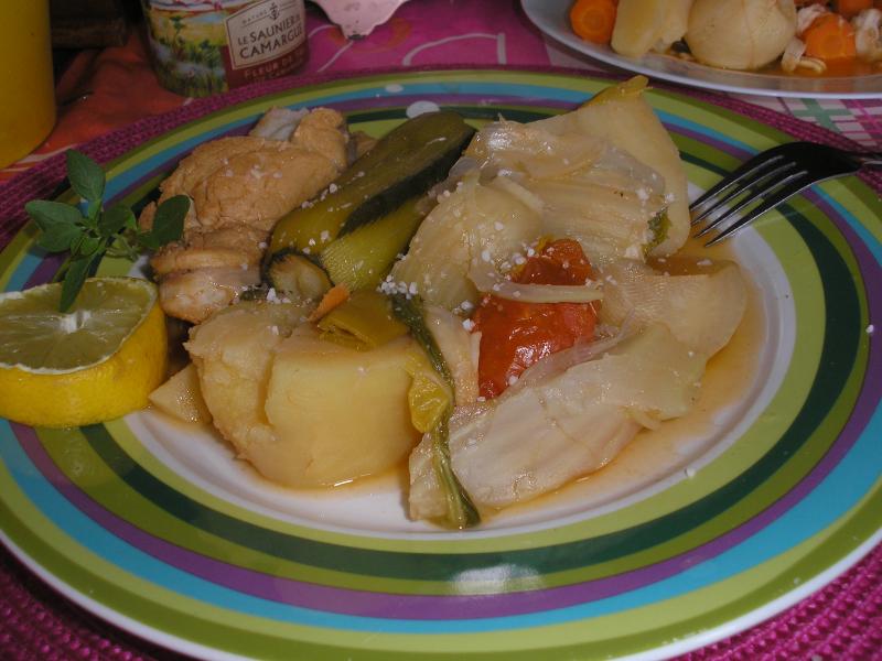 Pot au Feu de Lotte aux Lgumes