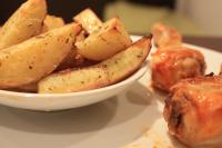 Potatoes et Pilons de Poulet au Paprika