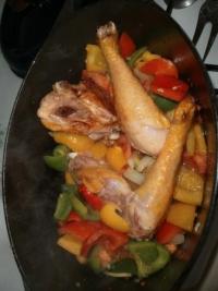 Poulet Basquaise 