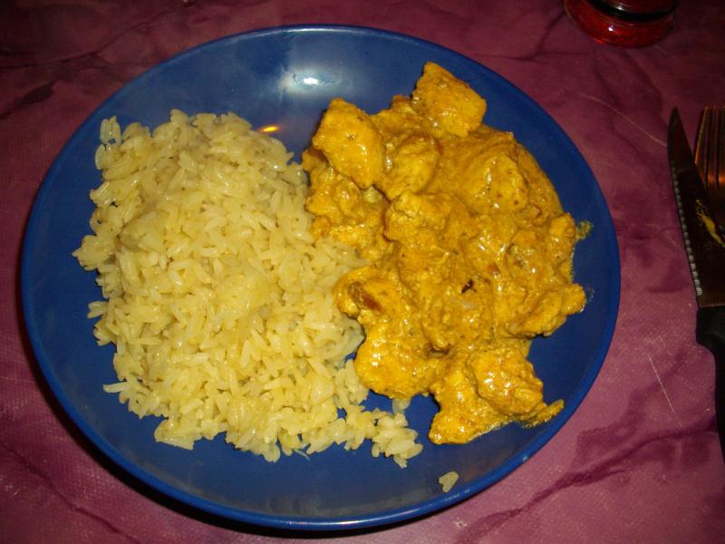 Poulet tikka massala au yaourt