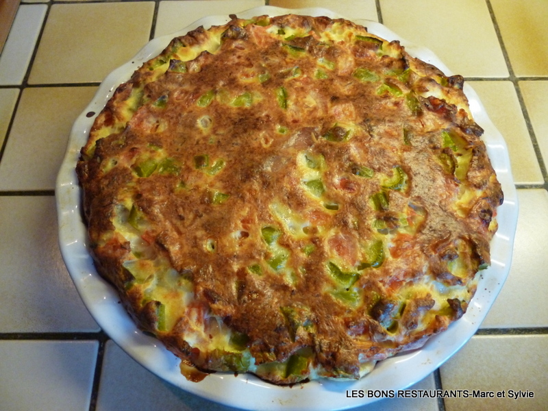 Quiche sans pte au thon