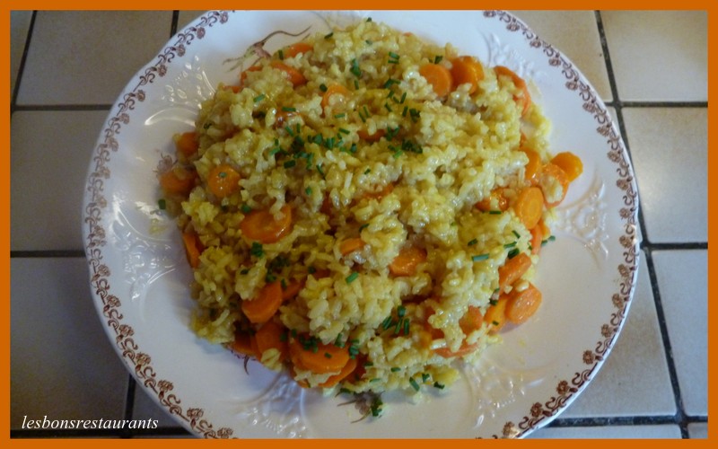 Risotto aux Carottes et Vin Blanc