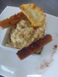 Risotto aux Pommes, Martini et Pain d\'pices