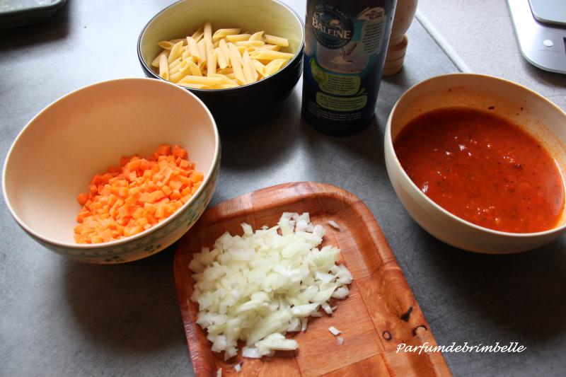 Risotto de Pennes au Coulis de Tomates et d\'Orange