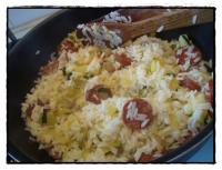 Risotto Rapide aux Courgettes et Chorizo