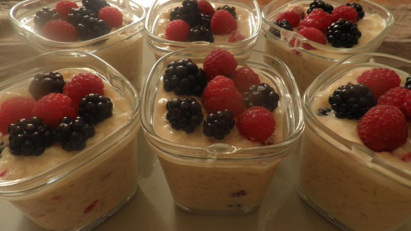 Riz au Lait aux Fruits Rouges