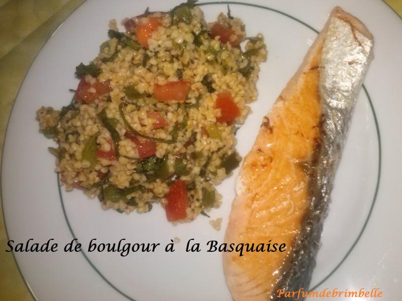 Salade de Boulgour  la Basquaise