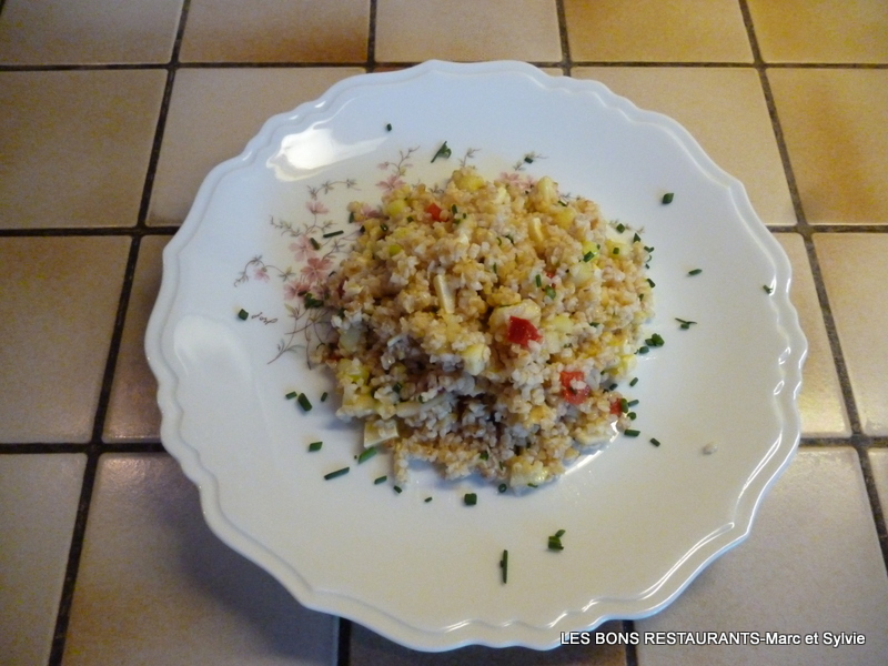 Salade de boulgour au comt