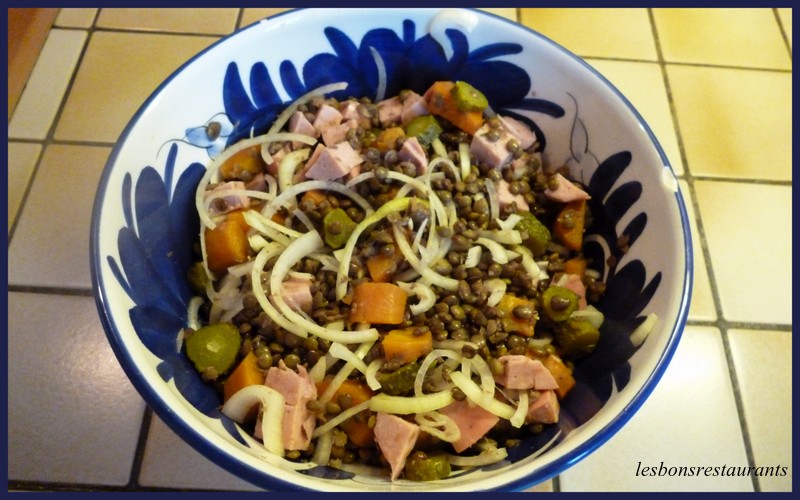 Salade de Lentilles au Cervelas