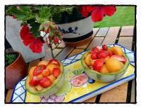 Salade de Melon aux Fraises