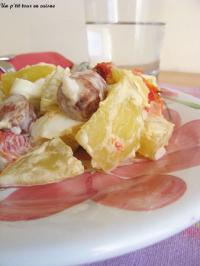 Salade de Pommes de Terre et sa P\'tite Sauce Lgre 