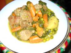 Saut de Veau Aubrac et Lgumes Nouveaux