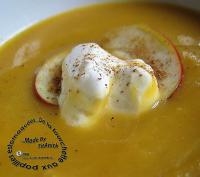 Soupe de Courge Butternut (doubeurre)  la Pomme et aux 4 pices