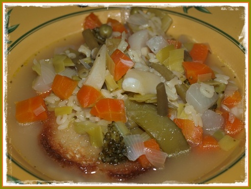 Soupe faon minestrone