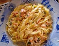 Tagliatelles au Saumon Fum