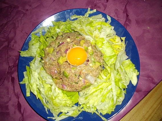 Tartare de Boeuf  la Mexicaine