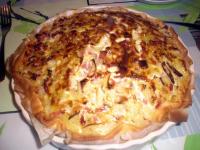 Tarte  l\'Oignon et Lardons