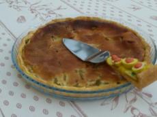 Tarte  la Rhubarbe