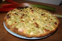 Tarte Alsacienne  la Rhubarbe