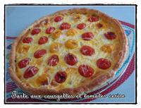 Tarte aux Courgettes et Tomates Cerises