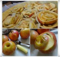 Tarte aux Fleurs de Pommes et Caramel au Beurre Sal