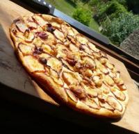 Tarte aux Pches Blanches