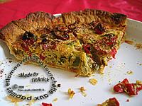 Tarte aux Poivrons, Oignon, Curry et Noix de Coco Rpe